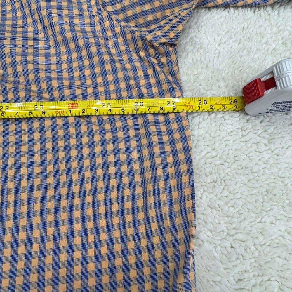 Brooks Brother Mens Regular Fit Non Iron Button Down SS Plaid Shirts, Size XL - Picture 5 of 5